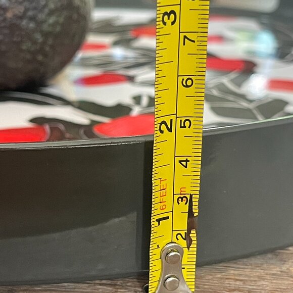 Decorative Serving Tray--stunning pattern of Red-Black Acorns and Leaves - Picture 14 of 16